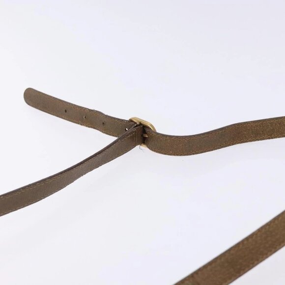 GUCCI GG Supreme Web Sherry Line Bag PVC Beige Gold 116 02 089 Auth BA4187 - Picture 9 of 16